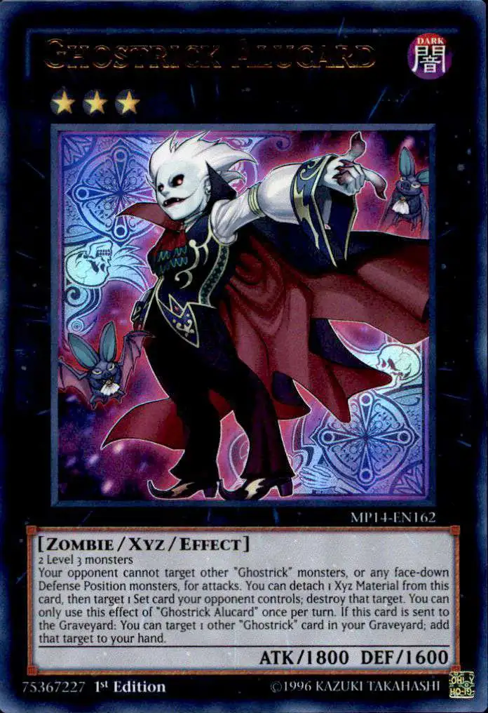 YuGiOh 2014 Mega Tin Ultra Rare Ghostrick Alucard MP14-EN162