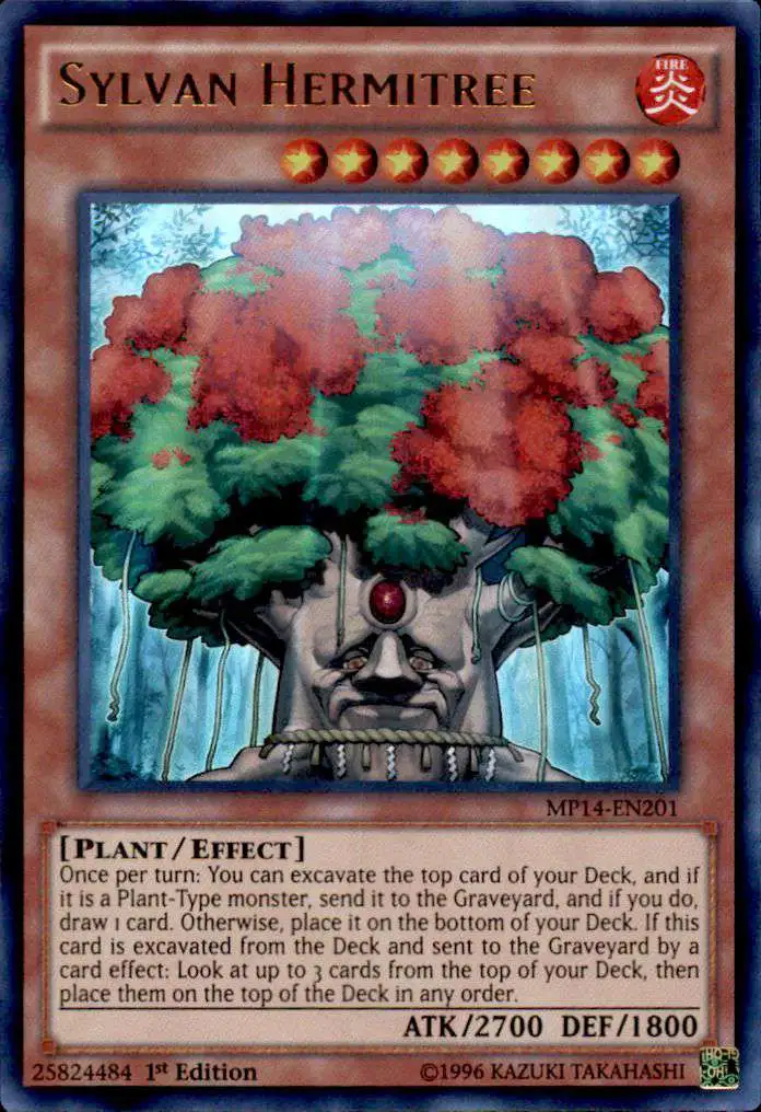 YuGiOh 2014 Mega Tin Ultra Rare Sylvan Hermitree MP14-EN201