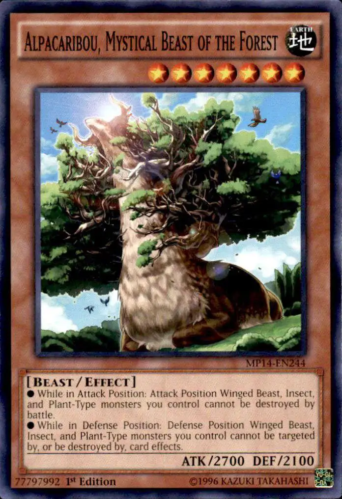 Mystical Beast of the Forest REDU-EN031 Yu-Gi-Oh Card 1st Edition New Uniflora