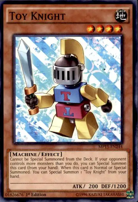 YuGiOh 2015 Mega-Tin Mega Pack Common Toy Knight MP15-EN244