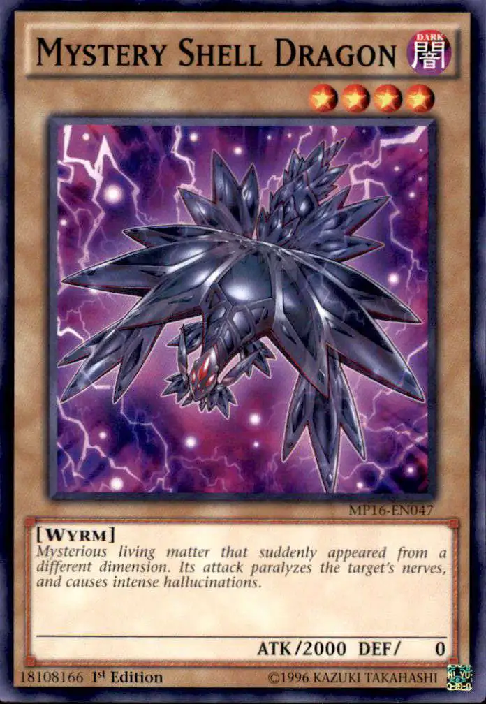 YuGiOh 2016 Mega-Tin Mega Pack Common Mystery Shell Dragon MP16-EN047