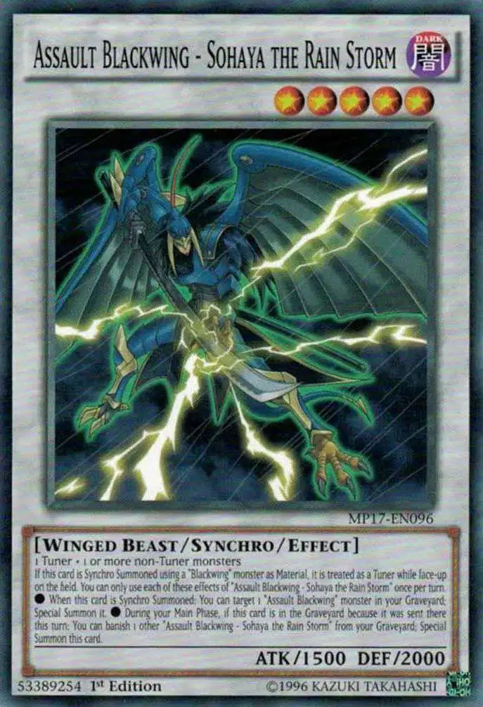 Yugioh Blackwing Decay the Ill Wind SHVI-EN017 1st Edition Common 