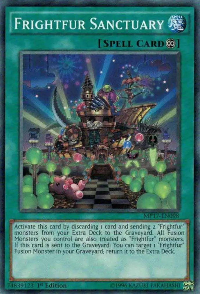 YuGiOh 2017 Mega-Tin Mega Pack Common Frightfur Sanctuary MP17-EN098