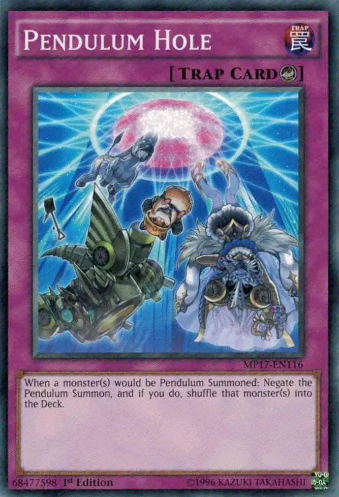 YuGiOh 2017 Mega-Tin Mega Pack Common Pendulum Hole MP17-EN116