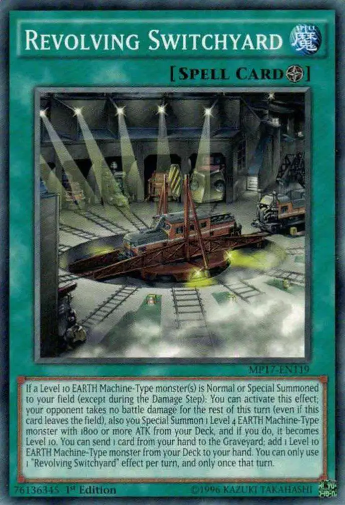 YuGiOh 2017 Mega-Tin Mega Pack Common Revolving Switchyard MP17-EN119