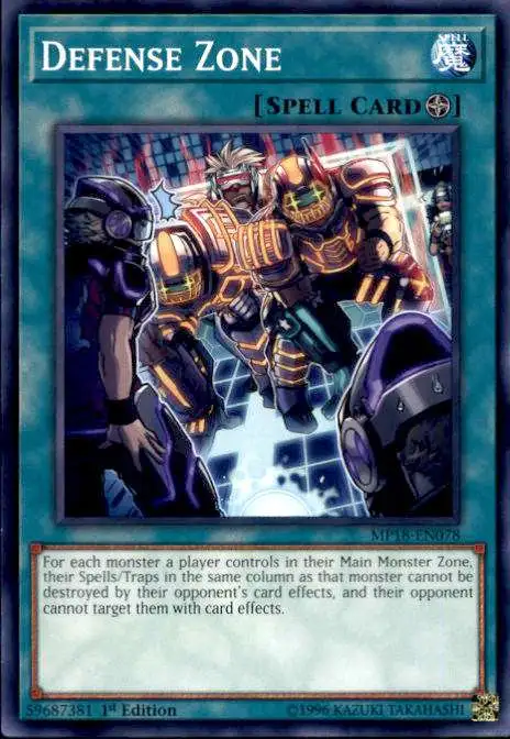 YuGiOh 2018 Mega-Tins Mega Pack Common Defense Zone MP18-EN078