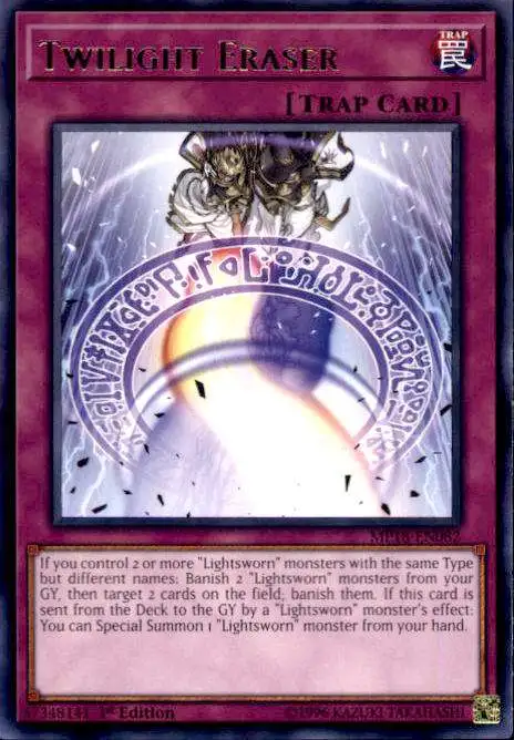 YuGiOh 2018 Mega-Tins Mega Pack Rare Twilight Eraser MP18-EN082