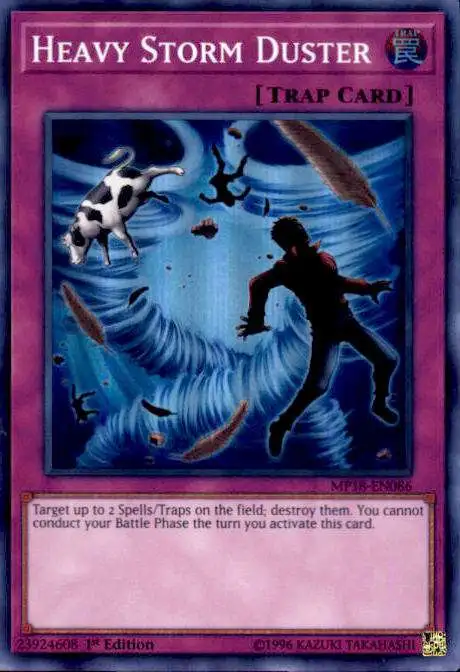 YuGiOh 2018 Mega-Tins Mega Pack Super Rare Heavy Storm Duster MP18-EN086