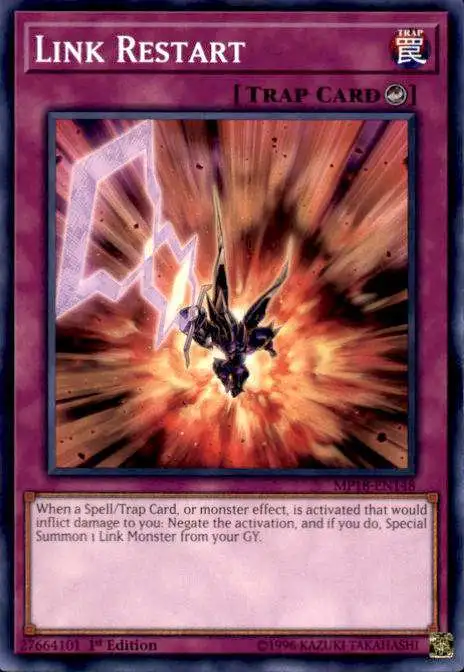 YuGiOh 2018 Mega-Tins Mega Pack Common Link Restart MP18-EN148