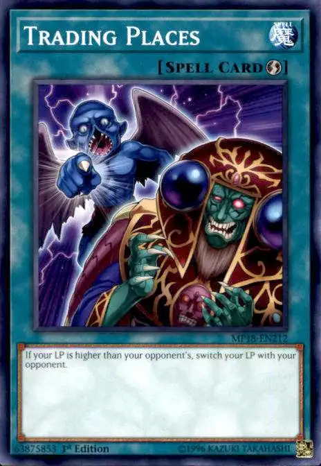 YuGiOh 2018 Mega-Tins Mega Pack Common Trading Places MP18-EN212