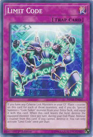 YuGiOh 2019 Gold Sarcophagus Tin Mega Pack Common Limit Code MP19-EN045