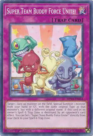 YuGiOh 2019 Gold Sarcophagus Tin Mega Pack Common Super Team Buddy Force Unite! MP19-EN054