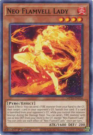 YuGiOh Trading Card Game 2020 Tin of Lost Memories Common Neo Flamvell Lady MP20-EN056