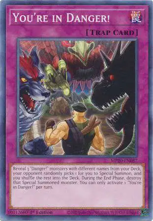 YuGiOh Trading Card Game 2020 Tin of Lost Memories Common You're in Danger! MP20-EN087