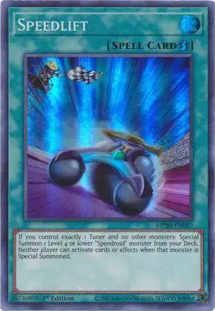 YuGiOh Trading Card Game 2020 Tin of Lost Memories Super Rare Speedlift MP20-EN097