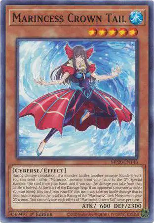 YuGiOh Trading Card Game 2020 Tin of Lost Memories Common Marincess Crown  Tail MP20-EN148