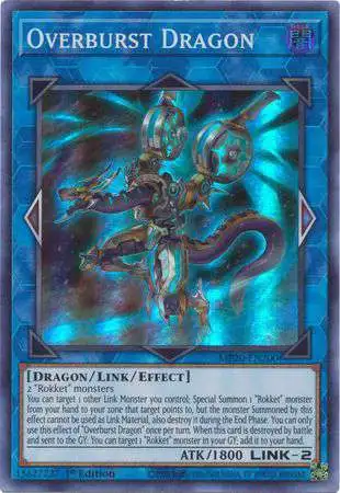 YuGiOh Trading Card Game 2020 Tin of Lost Memories Super Rare Overburst  Dragon MP20-EN200