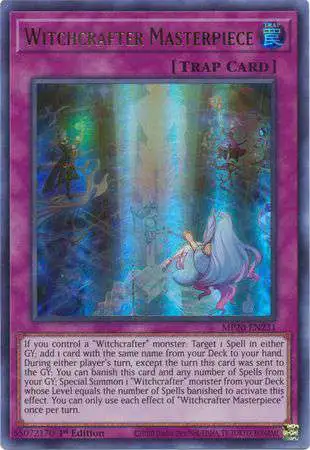 YuGiOh Trading Card Game 2020 Tin of Lost Memories Single Card Ultra Rare  Witchcrafter Masterpiece MP20-EN231 - ToyWiz