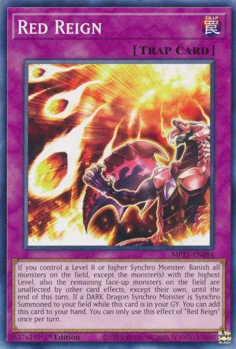 YuGiOh 2021 Tin of Ancient Battles Common Red Reign MP21-EN084