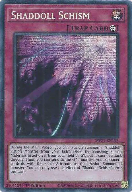 YuGiOh 2021 Tin of Ancient Battles Single Card Prismatic Secret Rare  Shaddoll Schism MP21-EN152 - ToyWiz