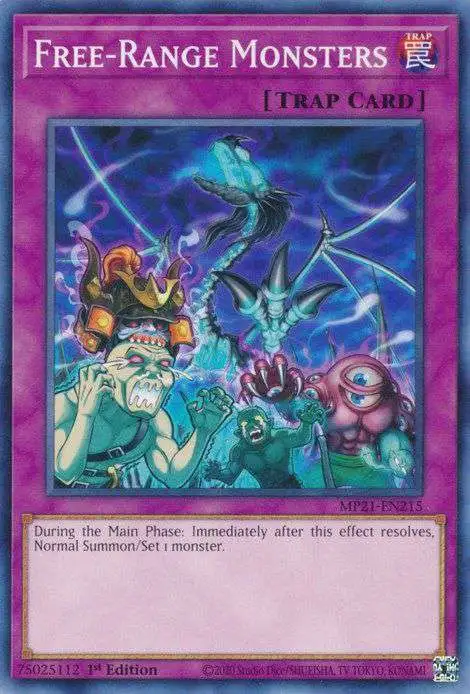 YuGiOh 2021 Tin of Ancient Battles Common Free-Range Monsters MP21-EN215