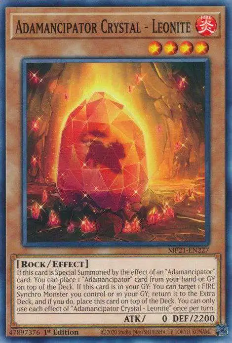 yugioh adamancipator cards Adamancipator Seeker SESL-EN001 Yu-Gi-Oh! Card