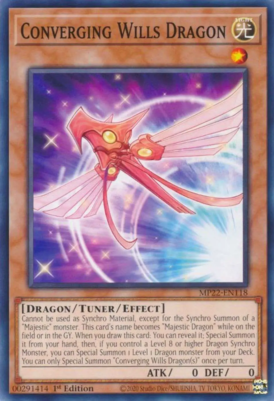 Yugioh Armed Dragon Thunder LV3 Common MP22