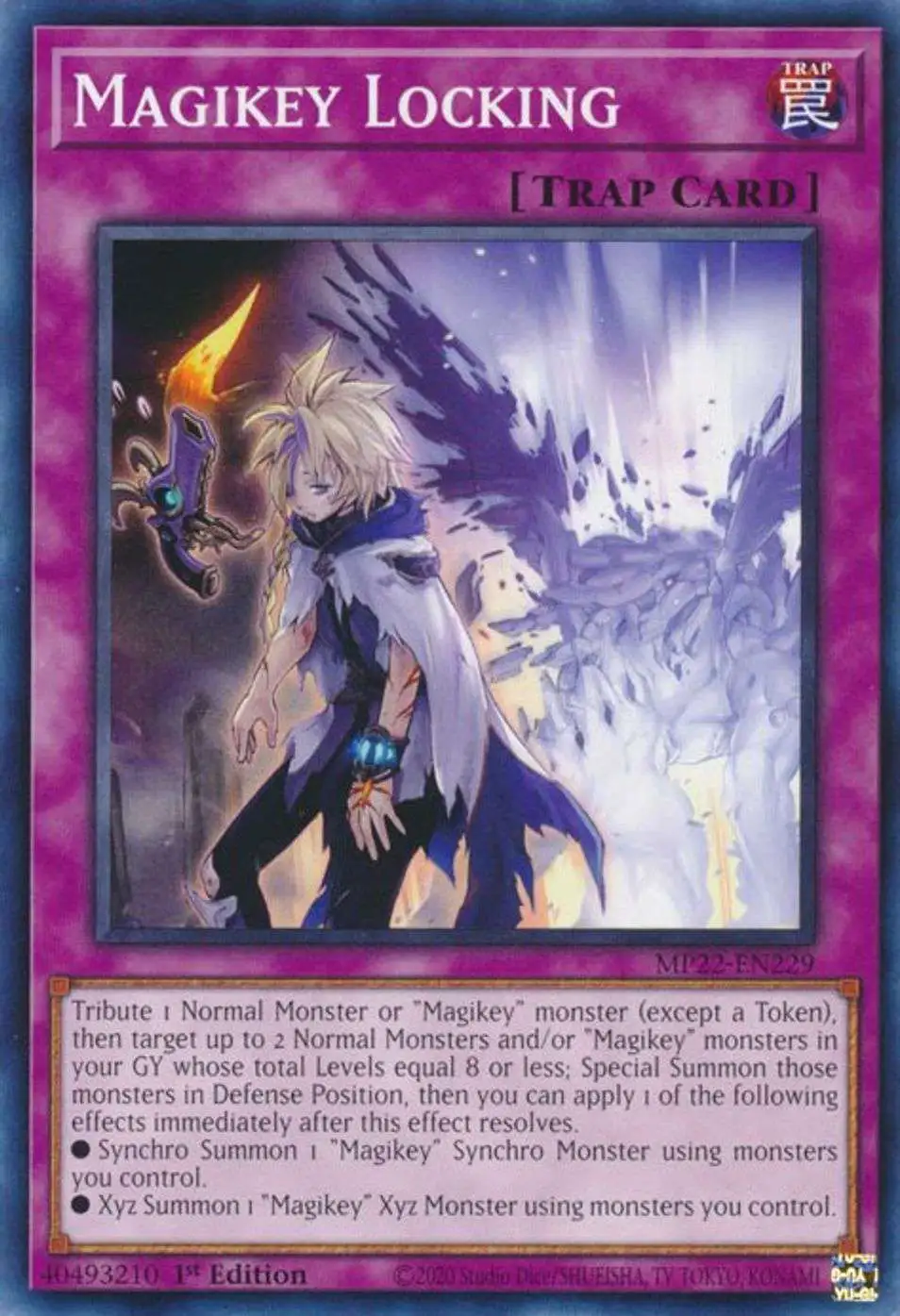 YuGiOh 2022 Tin of the Pharaoh's Gods Common Magikey Locking MP22-EN229
