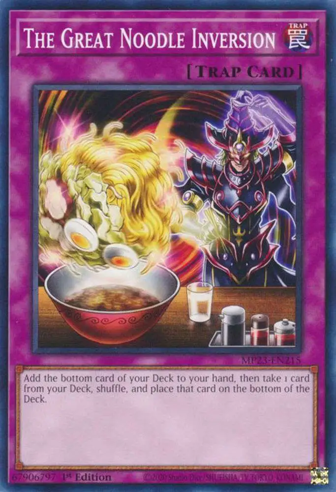 YuGiOh Trading Card Game 25th Anniversary Tin Dueling Heroes Single Card  Common The Great Noodle Inversion MP23-EN215 - ToyWiz