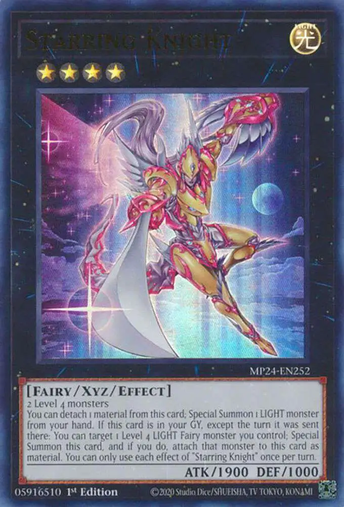 YuGiOh Trading Card Game 25th Anniversary Tin: Dueling Mirrors Ultra Rare Starring Knight MP24-EN252