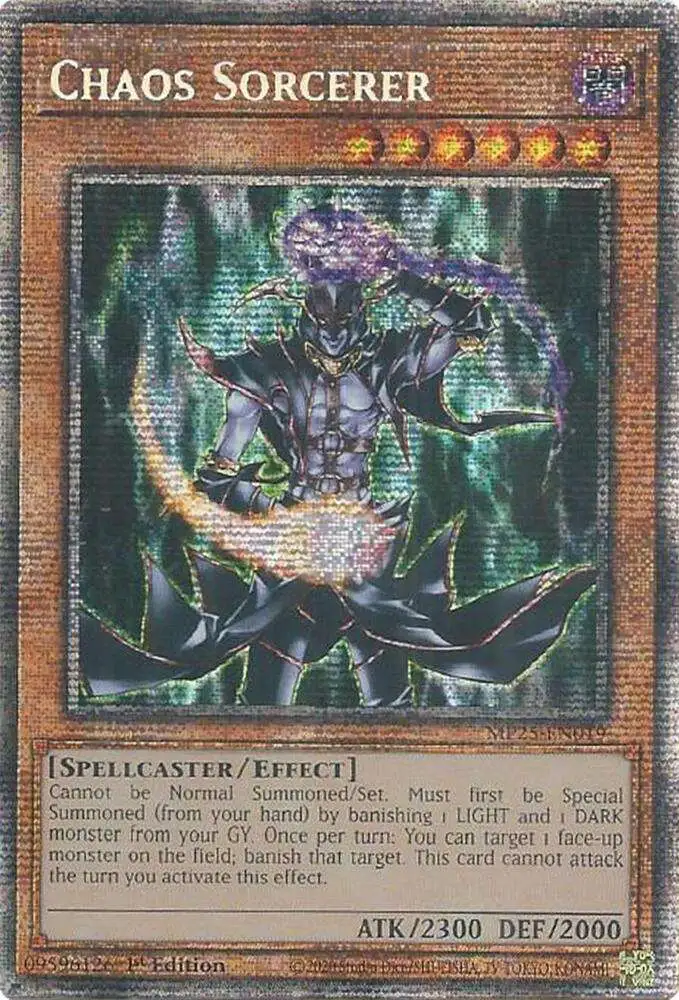 YuGiOh Trading Card Game 2025 Mega-Pack Starlight Rare Chaos Sorcerer MP25-EN019