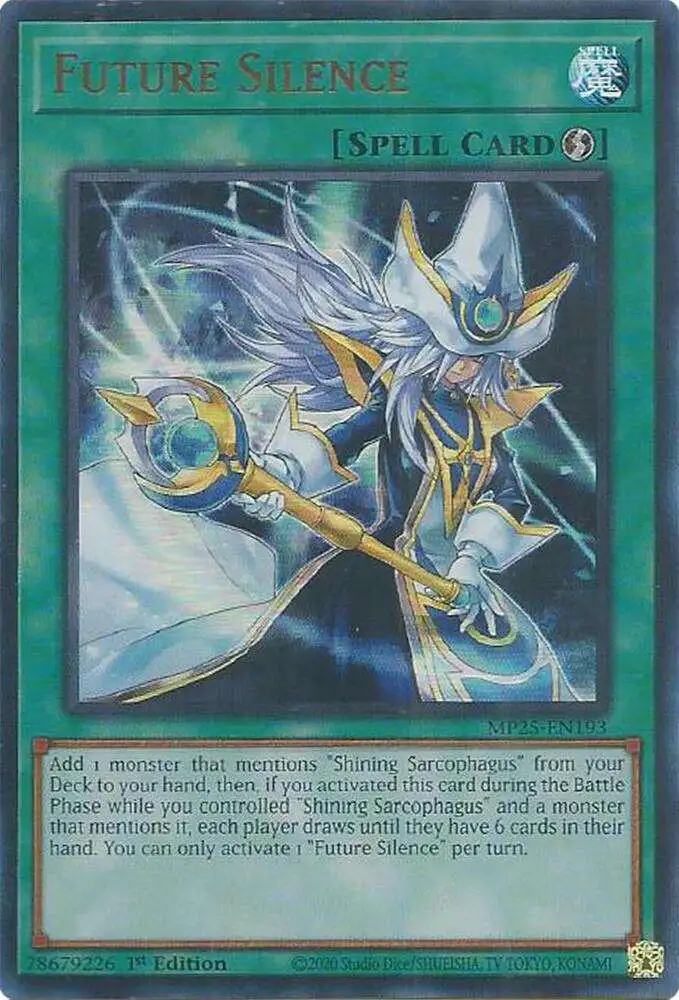 YuGiOh Trading Card Game 2025 Mega-Pack Ultra Rare Future Silence MP25-EN193