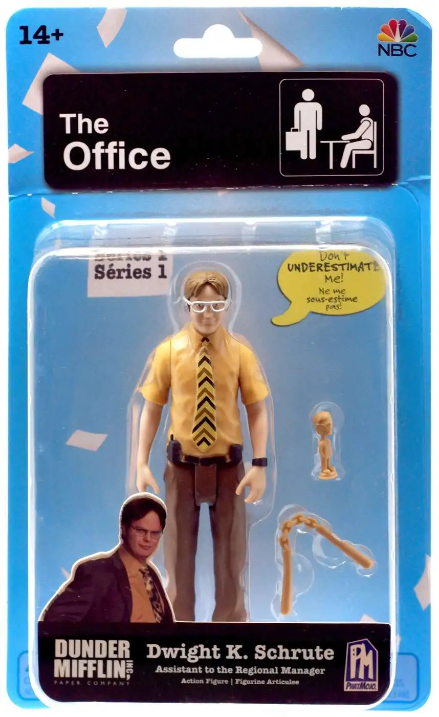 THE OFFICE Dwight Schrute Bobble Head Figure Series 1 Phat Mojo NEW 