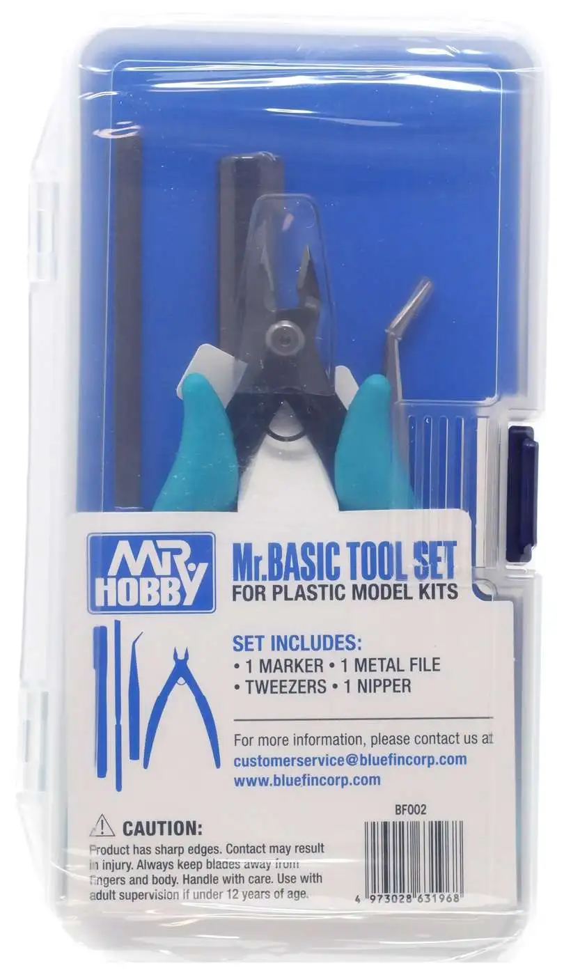 Mr. Hobby Mr. Basic Tool Set for Plastic Model Kits