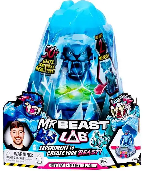 MrBeast Lab CRYO LAB Exclusive 6.5-Inch Mystery Collector Figure Playset [30+ Lights, Sounds & Reactions!]