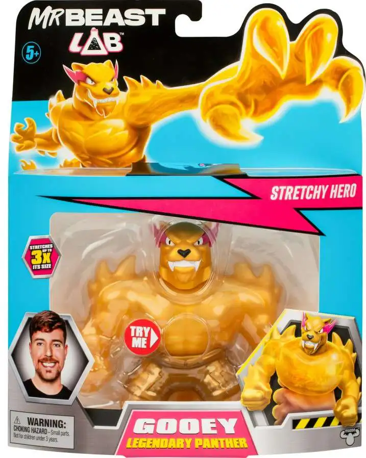 MrBeast Lab Heroes Goo Jit Zu LEGENDARY Panther Figure