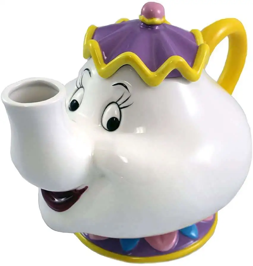 Disney Princess Beauty and the Beast Mrs. Potts 48 Ounce Ceramic Teapot