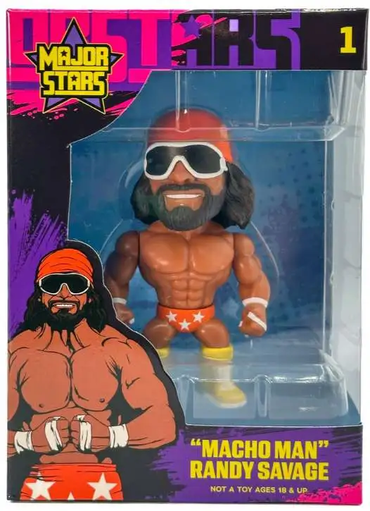 Major Stars WWE Wreslting Macho Man Randy Savage Action Figure #1 (Pre-Order ships April)