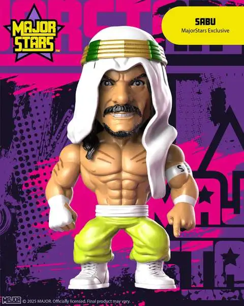 Major Stars WWE Wreslting Sabu Action Figure (Pre-Order ships May)