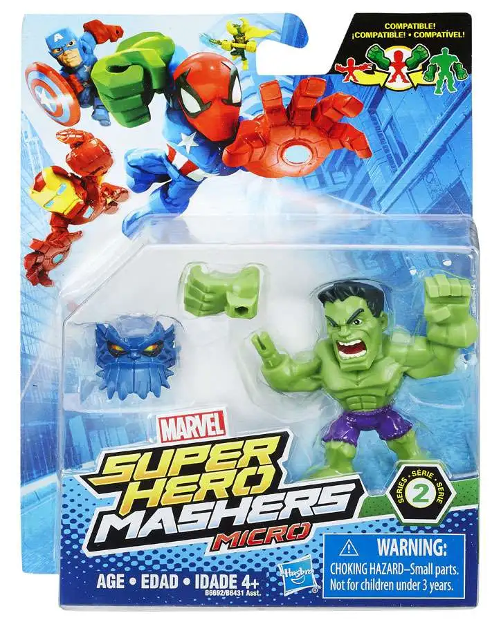 MARVEL SUPER HERO MASHERS Micro Serie 2 Acción Figura Personalizable TOYS 