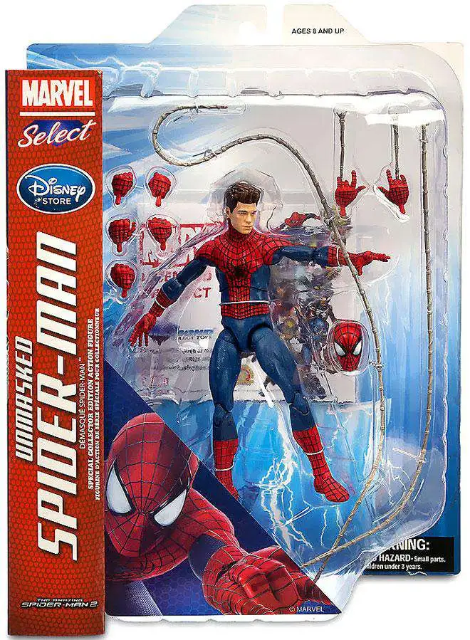 MARVEL SELECT MASKED SPIDER-MAN 2 ACTION FIGURE TOY SPECIAL COLLECTORS EDITION 