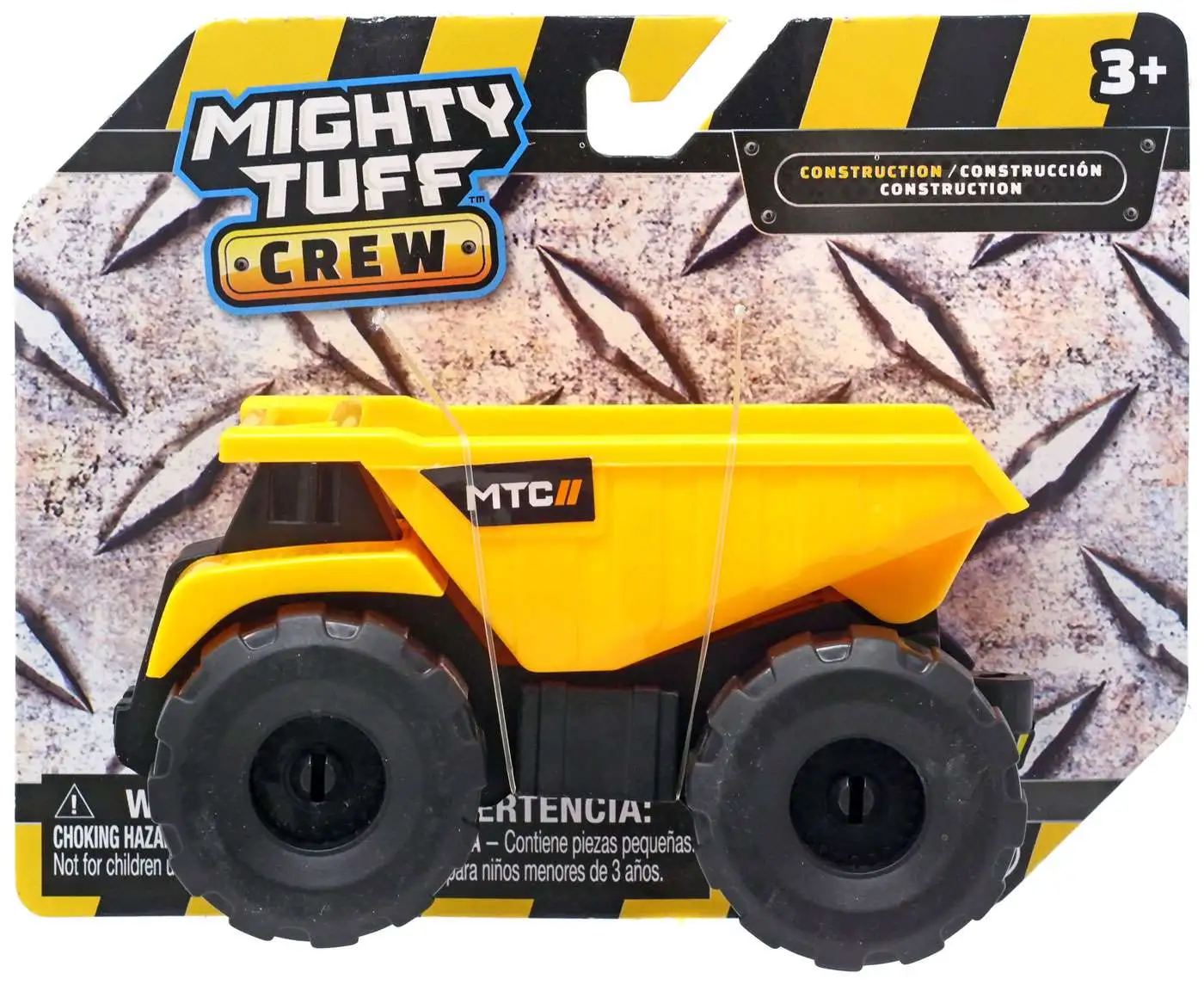Mighty Tuff Crew Hot Rodz Construction Vehicles Fully Assembled Kids Toys 3Pack 