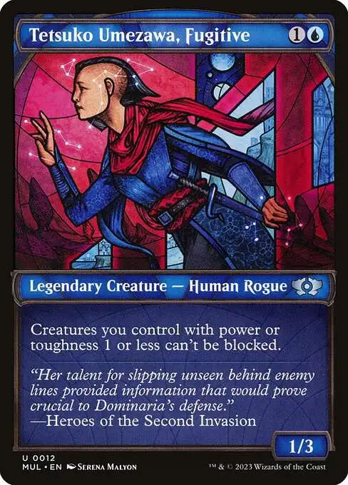 MtG March of the Machine Multiverse Legends Uncommon Tetsuko Umezawa, Fugitive #12 [Showcase]