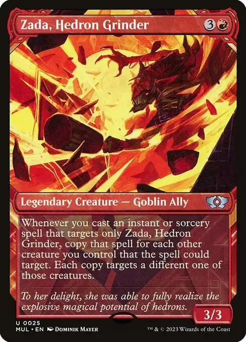 MtG March of the Machine Multiverse Legends Uncommon Zada, Hedron Grinder #25 [Showcase]