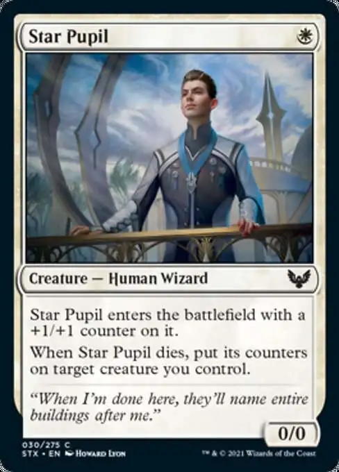 MtG Strixhaven: School of Mages Common Star Pupil #30