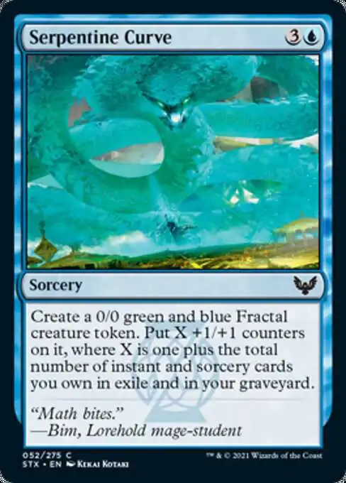 MtG Strixhaven: School of Mages Common Serpentine Curve #52