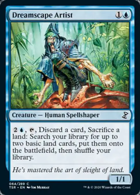 MtG Trading Card Game Time Spiral Remastered Common Dreamscape Artist #64