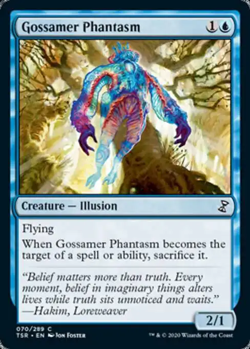 MtG Trading Card Game Time Spiral Remastered Common Gossamer Phantasm #70