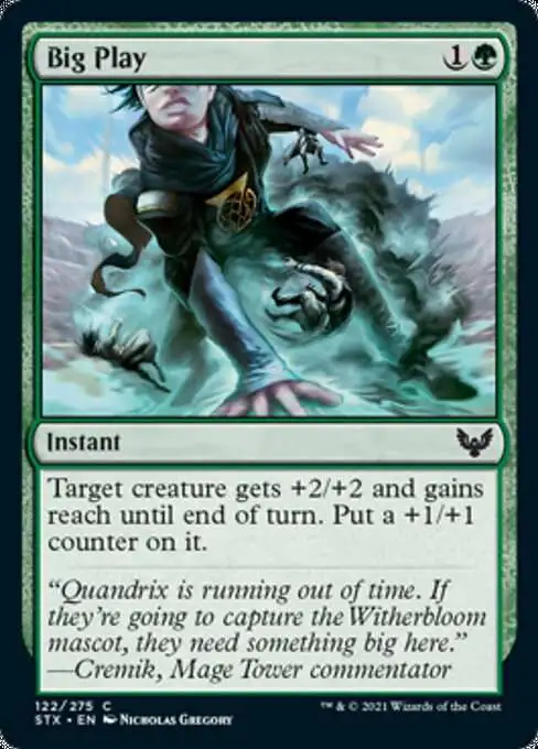 MtG Strixhaven: School of Mages Common Foil Big Play #122