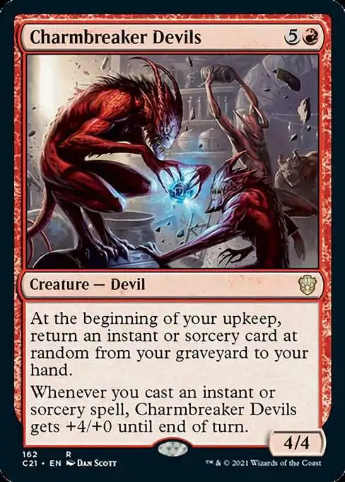 MtG Commander 2021 Rare Charmbreaker Devils #162